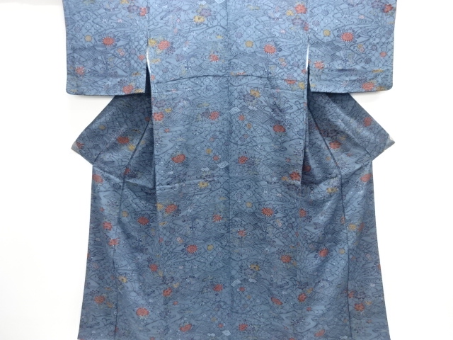 JAPANESE KIMONO / KOMON / FLORAL PLANTS